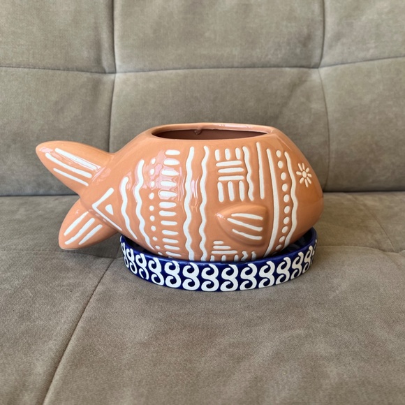 Sonoma Goods For Life® Fish Planter Table Decor - Picture 2 of 9